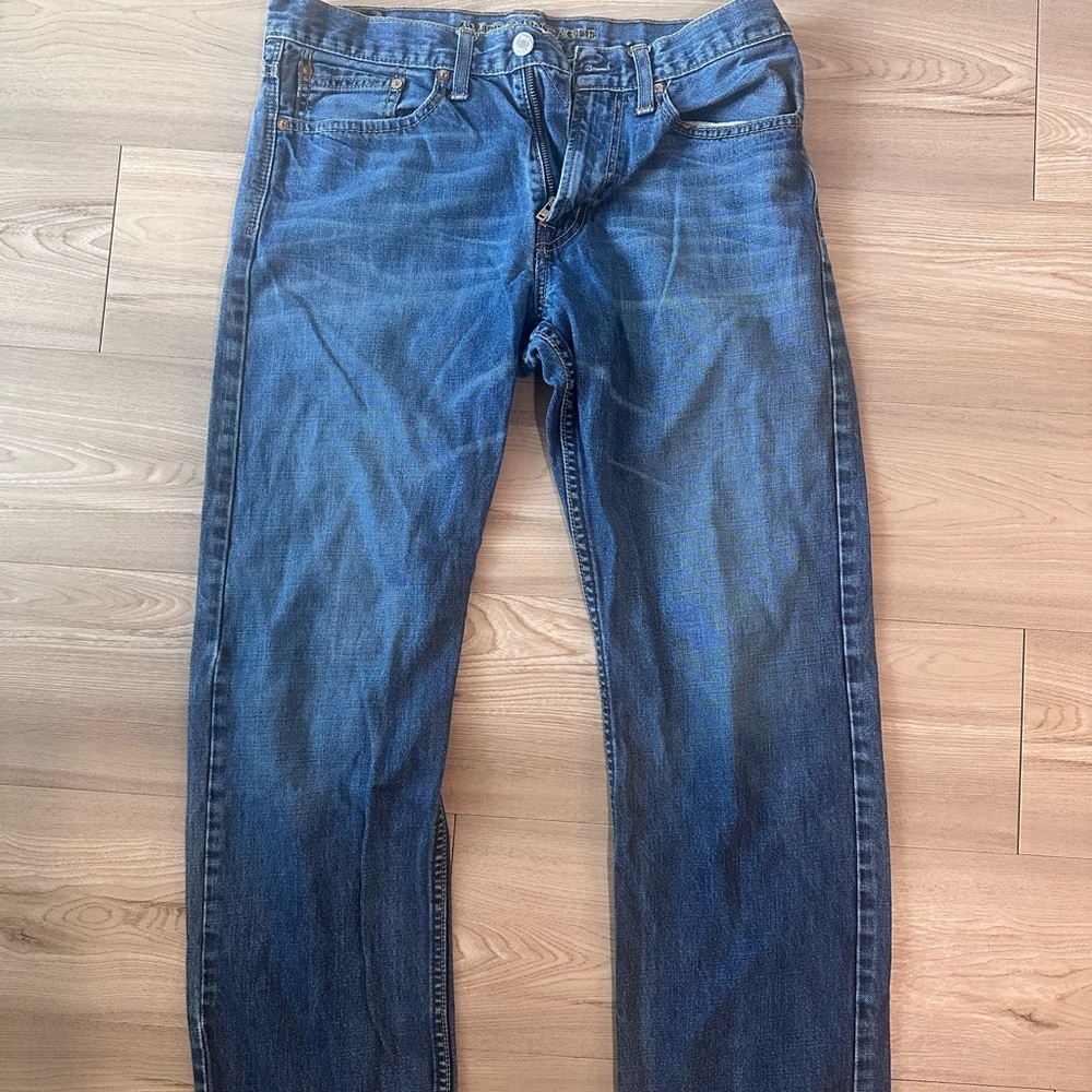 American Eagle Outfitters Blue Straight Jeans 32/30